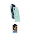 ieg™ iPhone 11 Kılıf İz Işık Koleksiyonu - Siyah Buffer Hayalet Cam Ekran Koruyucu