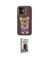 ieg™ iPhone 11 Kılıf İz Minimal Koleksiyonu - Siyah Bilvis Hayalet Cam Ekran Koruyucu