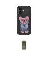 ieg™ iPhone 11 Kılıf İz Minimal Koleksiyonu - Siyah Joko Magic 5D Hayalet Cam