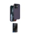 ieg™ iPhone 11 Kılıf Kıvılcım Çizgi Serisi - Siyah 3D Antistatik Hayalet Cam Ekran Koruyucu