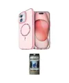 ieg™ iPhone 11 Kılıf Kıvılcım Form Prime - Siyah 34D Hayalet Izgaralı Cam