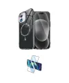 ieg™ iPhone 11 Kılıf Kıvılcım Form Prime - Siyah 3D Antistatik Cam Ekran Koruyucu