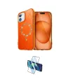 ieg™ iPhone 11 Kılıf Kıvılcım Form Prime - Siyah 3D Antistatik Cam Ekran Koruyucu