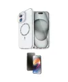 ieg™ iPhone 11 Kılıf Kıvılcım Form Prime - Siyah 3D Antistatik Mat Seramik Nano Ekran Koruyucu