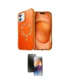 ieg™ iPhone 11 Kılıf Kıvılcım Form Prime - Siyah 3D Antistatik Mat Seramik Nano Ekran Koruyucu