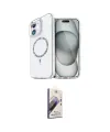 ieg™ iPhone 11 Kılıf Kıvılcım Form Prime - Siyah Bilvis 3D Mat Cam Ekran Koruyucu