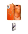 ieg™ iPhone 11 Kılıf Kıvılcım Form Prime - Siyah Bilvis 3D Mat Cam Ekran Koruyucu