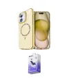 ieg™ iPhone 11 Kılıf Kıvılcım Form Prime - Siyah Bilvis 5in1 5D Magic Hayalet Cam Ekran Koruyucu