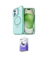 ieg™ iPhone 11 Kılıf Kıvılcım Form Prime - Siyah Bilvis 5in1 5D Magic Hayalet Cam Ekran Koruyucu