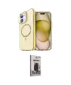 ieg™ iPhone 11 Kılıf Kıvılcım Form Prime - Siyah Bilvis Hayalet Cam Ekran Koruyucu