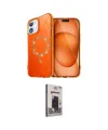 ieg™ iPhone 11 Kılıf Kıvılcım Form Prime - Siyah Bilvis Hayalet Cam Ekran Koruyucu