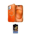 ieg™ iPhone 11 Kılıf Kıvılcım Form Prime - Siyah Buffer Hayalet Cam Ekran Koruyucu