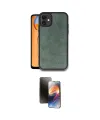 ieg™ iPhone 11 Kılıf Kıvılcım Işık Serisi - Siyah 3D Antistatik Mat Seramik Nano Ekran Koruyucu