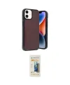 ieg™ iPhone 11 Kılıf Kıvılcım Işık Serisi - Siyah 6D Mat Seramik Hayalet Nano Ekran Koruyucu
