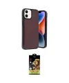 ieg™ iPhone 11 Kılıf Kıvılcım Işık Serisi - Siyah Buffer Cam Ekran Koruyucu