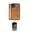 ieg™ iPhone 11 Kılıf Kıvılcım Işık Serisi - Siyah Buffer Hayalet Cam Ekran Koruyucu