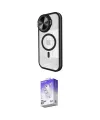 ieg™ iPhone 11 Kılıf Kıvılcım Modern Koleksiyonu - Siyah Bilvis 5in1 3D Magic Cam Ekran Koruyucu