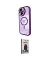ieg™ iPhone 11 Kılıf Kıvılcım Modern Koleksiyonu - Siyah Bilvis Hayalet Cam Ekran Koruyucu