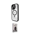 ieg™ iPhone 11 Kılıf Kıvılcım Modern Koleksiyonu - Siyah Bilvis Hayalet Cam Ekran Koruyucu