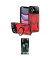 ieg™ iPhone 11 Kılıf Kıvılcım Modern Serisi - Şeffaf 360 Full Body Arka Koruyucu
