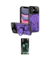 ieg™ iPhone 11 Kılıf Kıvılcım Modern Serisi - Siyah 360 Mat Full Body Arka Koruyucu