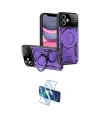 ieg™ iPhone 11 Kılıf Kıvılcım Modern Serisi - Siyah 3D Antistatik Cam Ekran Koruyucu