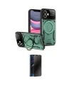 ieg™ iPhone 11 Kılıf Kıvılcım Modern Serisi - Siyah 3D Antistatik Hayalet Cam Ekran Koruyucu