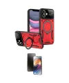 ieg™ iPhone 11 Kılıf Kıvılcım Modern Serisi - Siyah 3D Antistatik Mat Seramik Nano Ekran Koruyucu