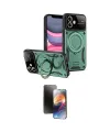 ieg™ iPhone 11 Kılıf Kıvılcım Modern Serisi - Siyah 3D Antistatik Mat Seramik Nano Ekran Koruyucu