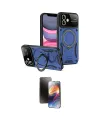 ieg™ iPhone 11 Kılıf Kıvılcım Modern Serisi - Siyah 3D Antistatik Mat Seramik Nano Ekran Koruyucu