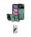ieg™ iPhone 11 Kılıf Kıvılcım Modern Serisi - Siyah Bilvis 3D Mat Cam Ekran Koruyucu