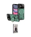 ieg™ iPhone 11 Kılıf Kıvılcım Modern Serisi - Siyah Bilvis Hayalet Cam Ekran Koruyucu