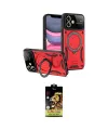 ieg™ iPhone 11 Kılıf Kıvılcım Modern Serisi - Siyah Buffer Cam Ekran Koruyucu