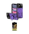 ieg™ iPhone 11 Kılıf Kıvılcım Modern Serisi - Siyah Buffer Cam Ekran Koruyucu