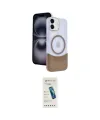 ieg™ iPhone 11 Kılıf Kozmos Form Özel Seri - Şeffaf Pasifik Cam Ekran Koruyucu