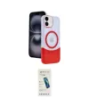 ieg™ iPhone 11 Kılıf Kozmos Form Özel Seri - Şeffaf Pasifik Cam Ekran Koruyucu