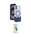 ieg™ iPhone 11 Kılıf Kozmos Form Özel Seri - Şeffaf Pasifik Cam Ekran Koruyucu