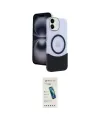 ieg™ iPhone 11 Kılıf Kozmos Form Özel Seri - Şeffaf Pasifik Cam Ekran Koruyucu