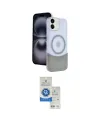 ieg™ iPhone 11 Kılıf Kozmos Form Özel Seri - Şeffaf Royal Nano Ekran Koruyucu