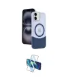 ieg™ iPhone 11 Kılıf Kozmos Form Özel Seri - Siyah 3D Antistatik Cam Ekran Koruyucu