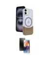 ieg™ iPhone 11 Kılıf Kozmos Form Özel Seri - Siyah 3D Antistatik Mat Seramik Nano Ekran Koruyucu