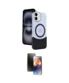 ieg™ iPhone 11 Kılıf Kozmos Form Özel Seri - Siyah 3D Antistatik Mat Seramik Nano Ekran Koruyucu