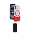 ieg™ iPhone 11 Kılıf Kozmos Form Özel Seri - Siyah 6D Antistatik Mat Seramik Hayalet Nano Ekran Koruyucu