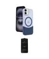 ieg™ iPhone 11 Kılıf Kozmos Form Özel Seri - Siyah 6D Antistatik Mat Seramik Hayalet Nano Ekran Koruyucu