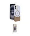 ieg™ iPhone 11 Kılıf Kozmos Form Özel Seri - Siyah Bilvis 3D Cam Ekran Koruyucu