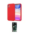 ieg™ iPhone 11 Kılıf Kozmos Yansıma Özel Seri - Şeffaf 360 Full Body Arka Koruyucu
