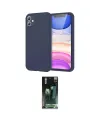 ieg™ iPhone 11 Kılıf Kozmos Yansıma Özel Seri - Şeffaf 360 Full Body Arka Koruyucu