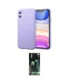 ieg™ iPhone 11 Kılıf Kozmos Yansıma Özel Seri - Şeffaf 360 Full Body Arka Koruyucu