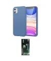 ieg™ iPhone 11 Kılıf Kozmos Yansıma Özel Seri - Şeffaf 360 Full Body Arka Koruyucu