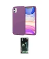 ieg™ iPhone 11 Kılıf Kozmos Yansıma Özel Seri - Şeffaf 360 Full Body Arka Koruyucu